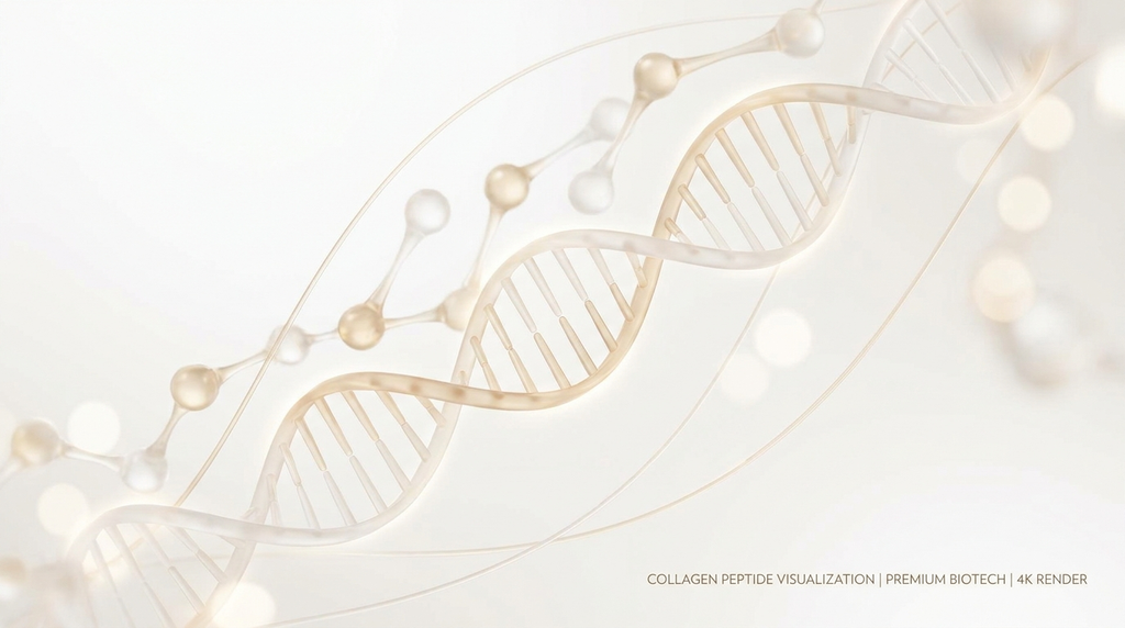 Collagen peptide molecular science visual